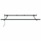 Einziehbare Markise Braun 350 x 200 cm Stoff