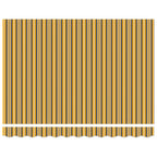 Markisenrahmen Gelb und Grau 350 x 200 cm