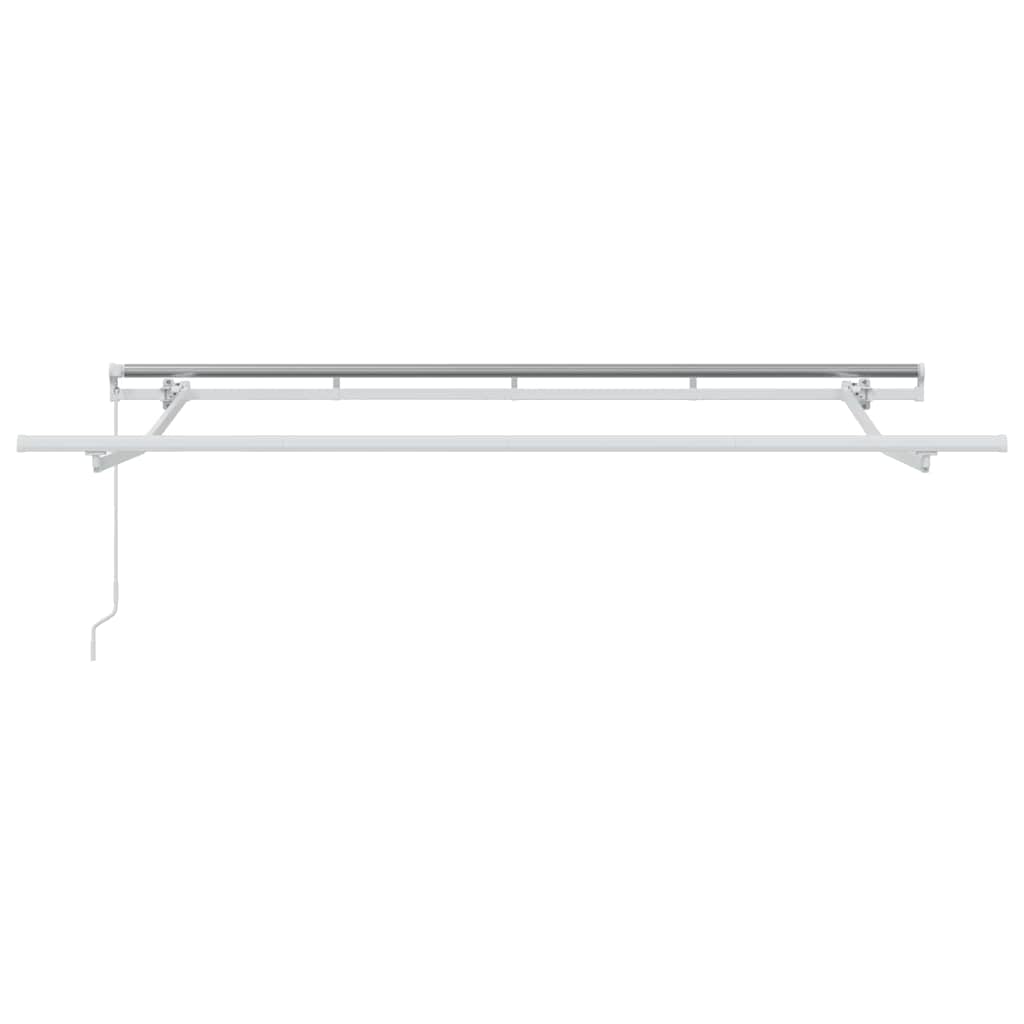 Einziehbare Markise Beige 350 x 200 cm Stoff