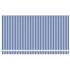 Markisenrahmen Blau und Weiß 400 x 200 cm