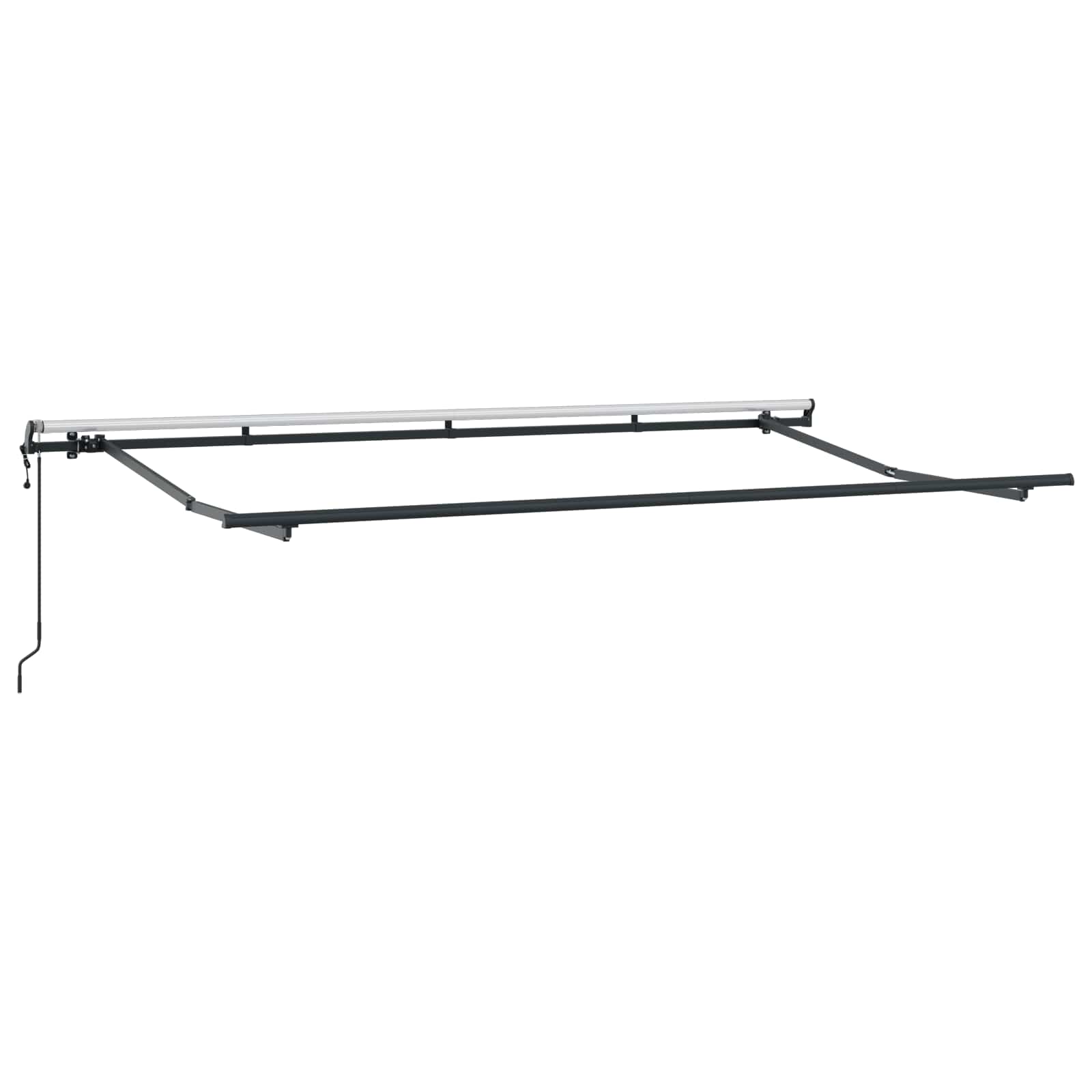 Einziehbare Markise Blau 400 x 200 cm Stoff