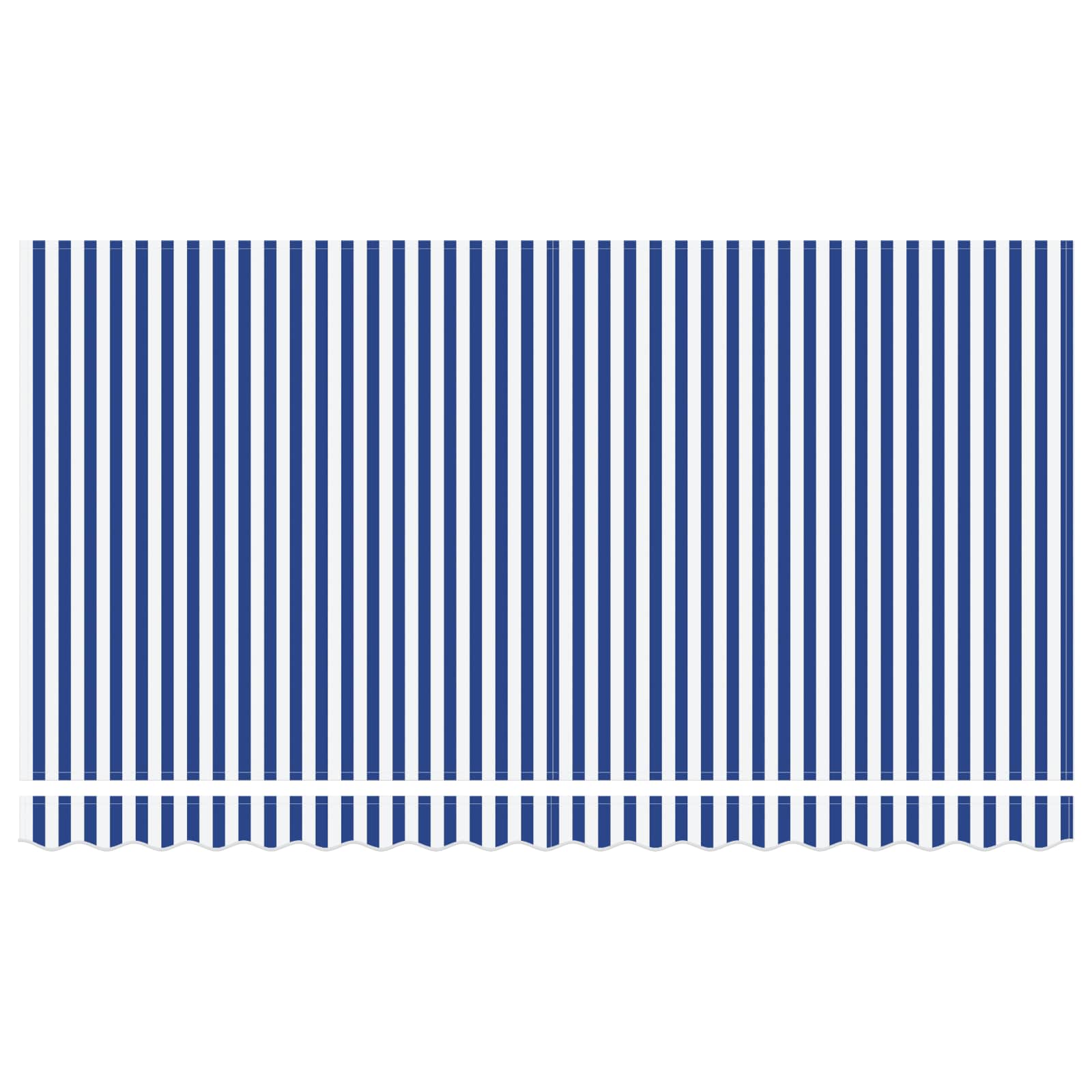 Einziehbare Markise Blau 400 x 200 cm Stoff