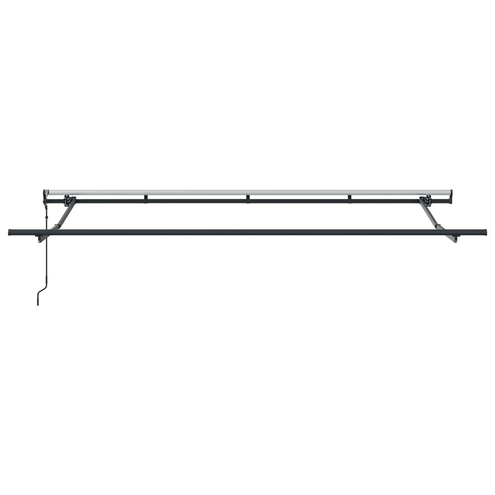Einziehbare Markise Blau 400 x 200 cm Stoff