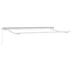 Einziehbare Markise Creme 400 x 200 cm Stoff