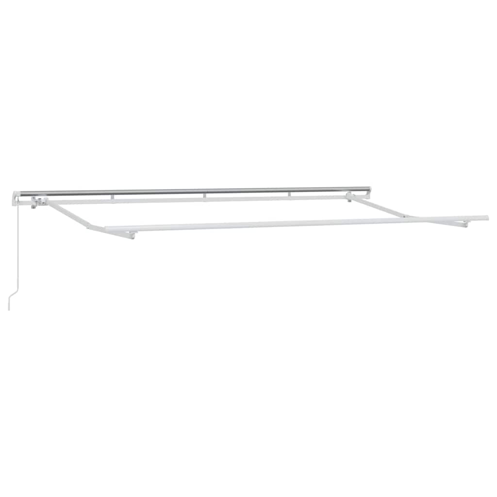 Einziehbare Markise Creme 400 x 200 cm Stoff
