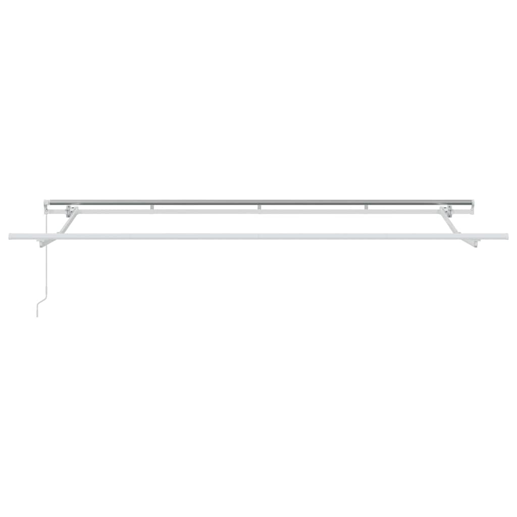 Einziehbare Markise Creme 400 x 200 cm Stoff