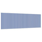 Einziehbare Markise Blau und Weiß 400 x 200 cm
