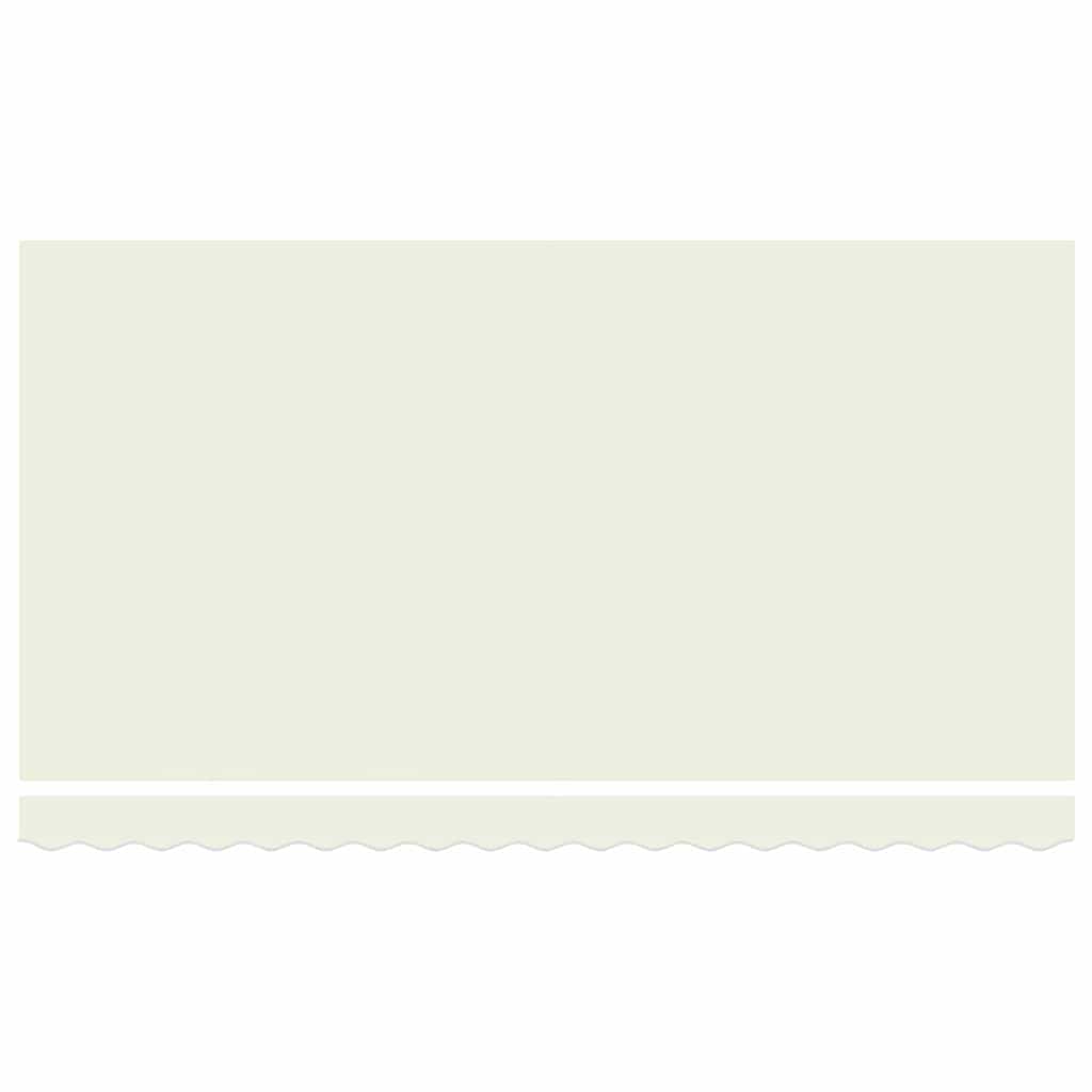 Einziehbare Markise Creme 400 x 200 cm Polyester und Aluminium