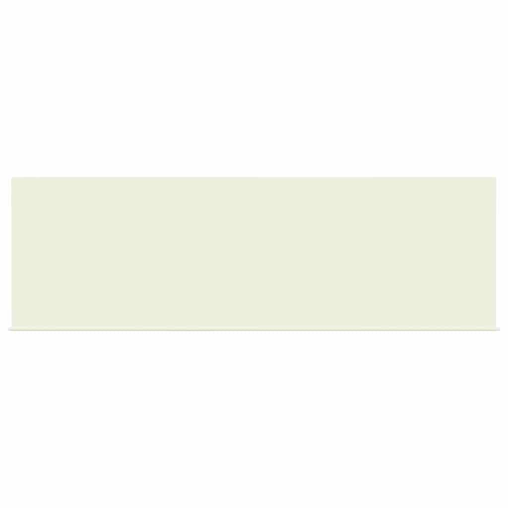 Einziehbare Markise Creme 400 x 200 cm Polyester und Aluminium