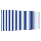 Einziehbare Markise Blau und Weiß 300 x 250 cm