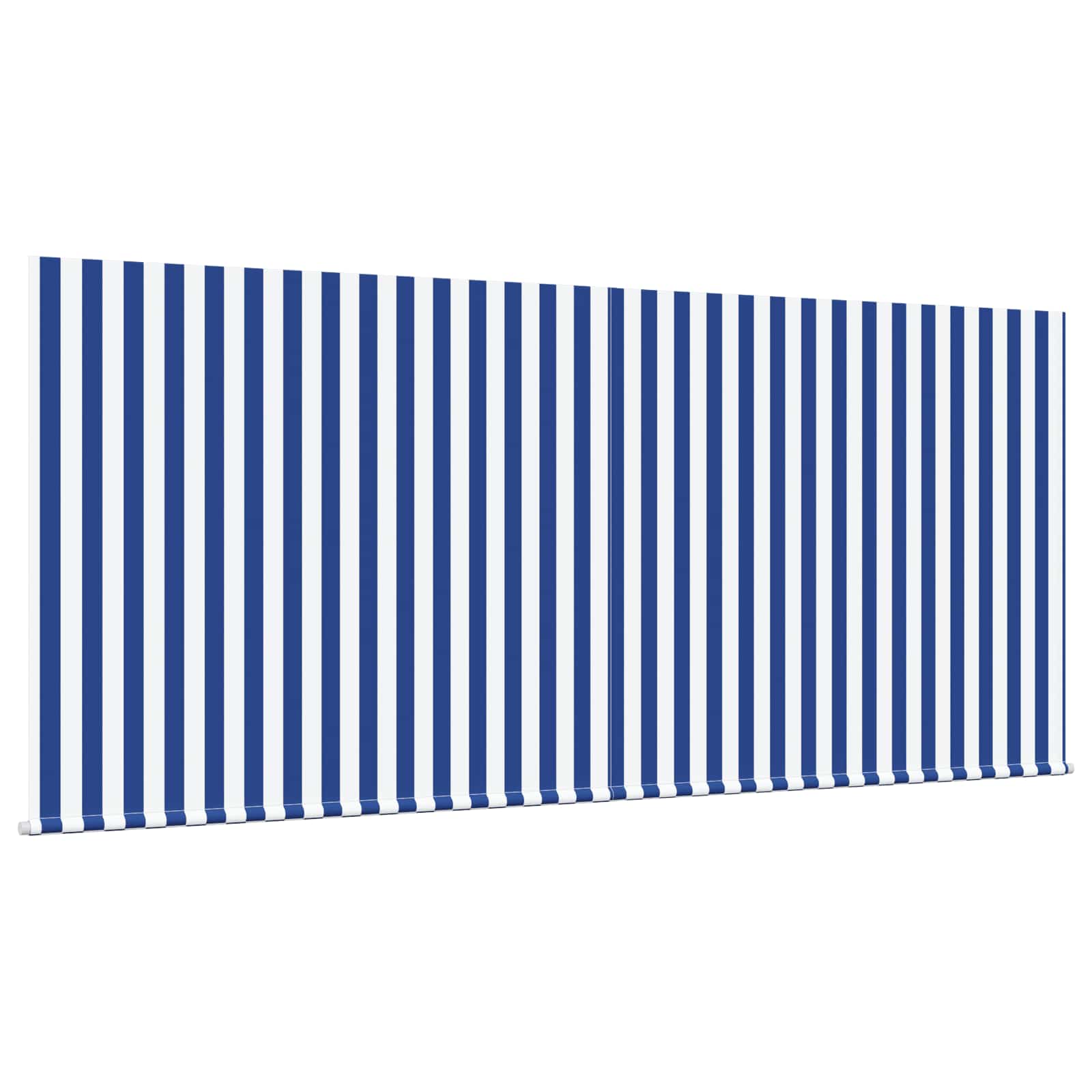 Einziehbare Markise Blau und Weiß 300 x 250 cm