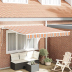 Elektrische ausziehbare Markise Mehrfarbig 300 x 250 cm
