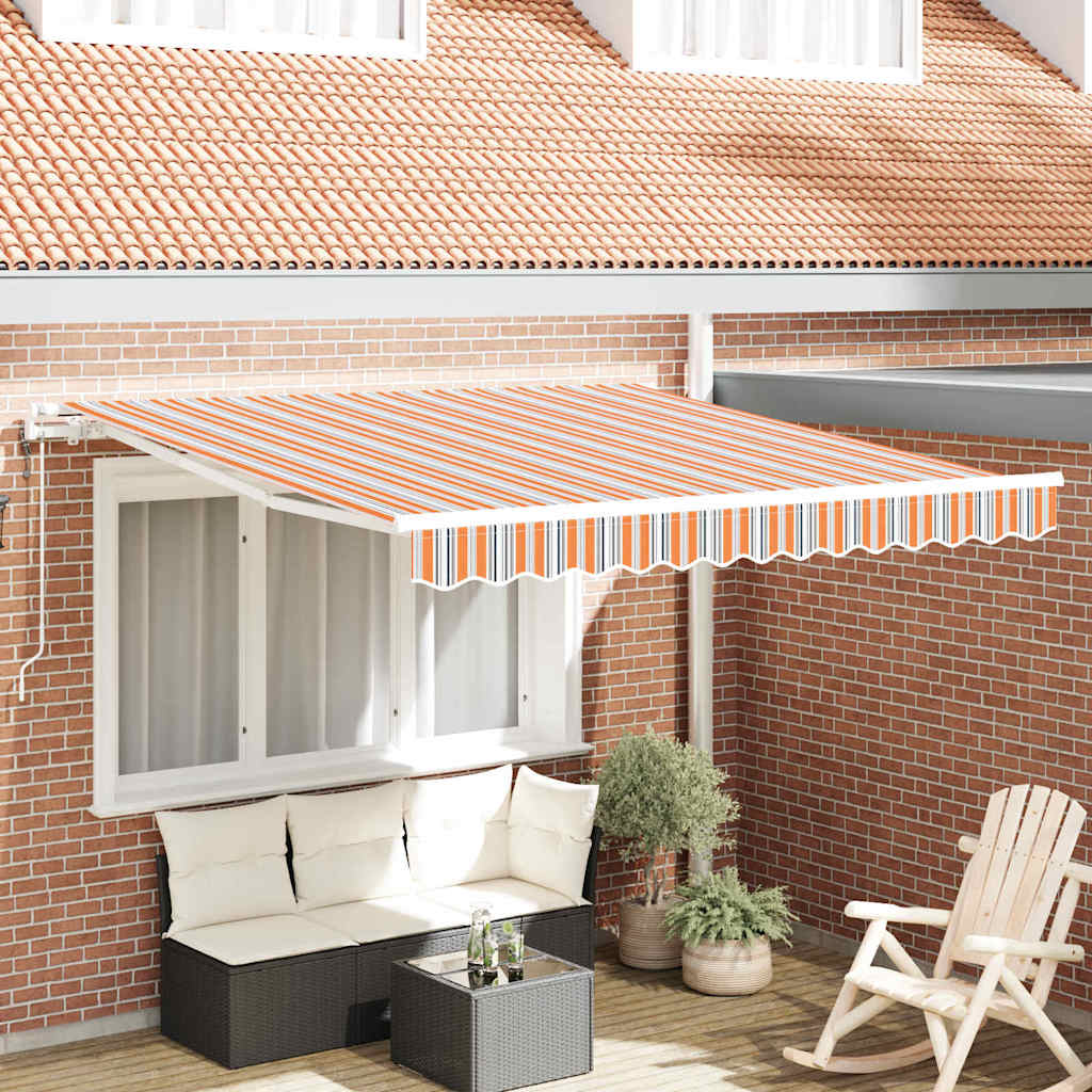 Elektrische ausziehbare Markise Mehrfarbig 300 x 250 cm