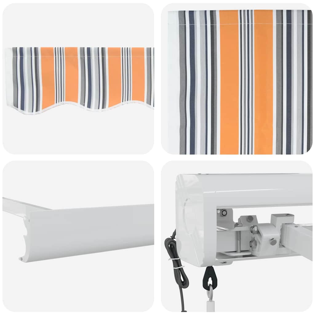 Markise Mehrfarbig 300 x 250 x 165 cm Polyester und Aluminium