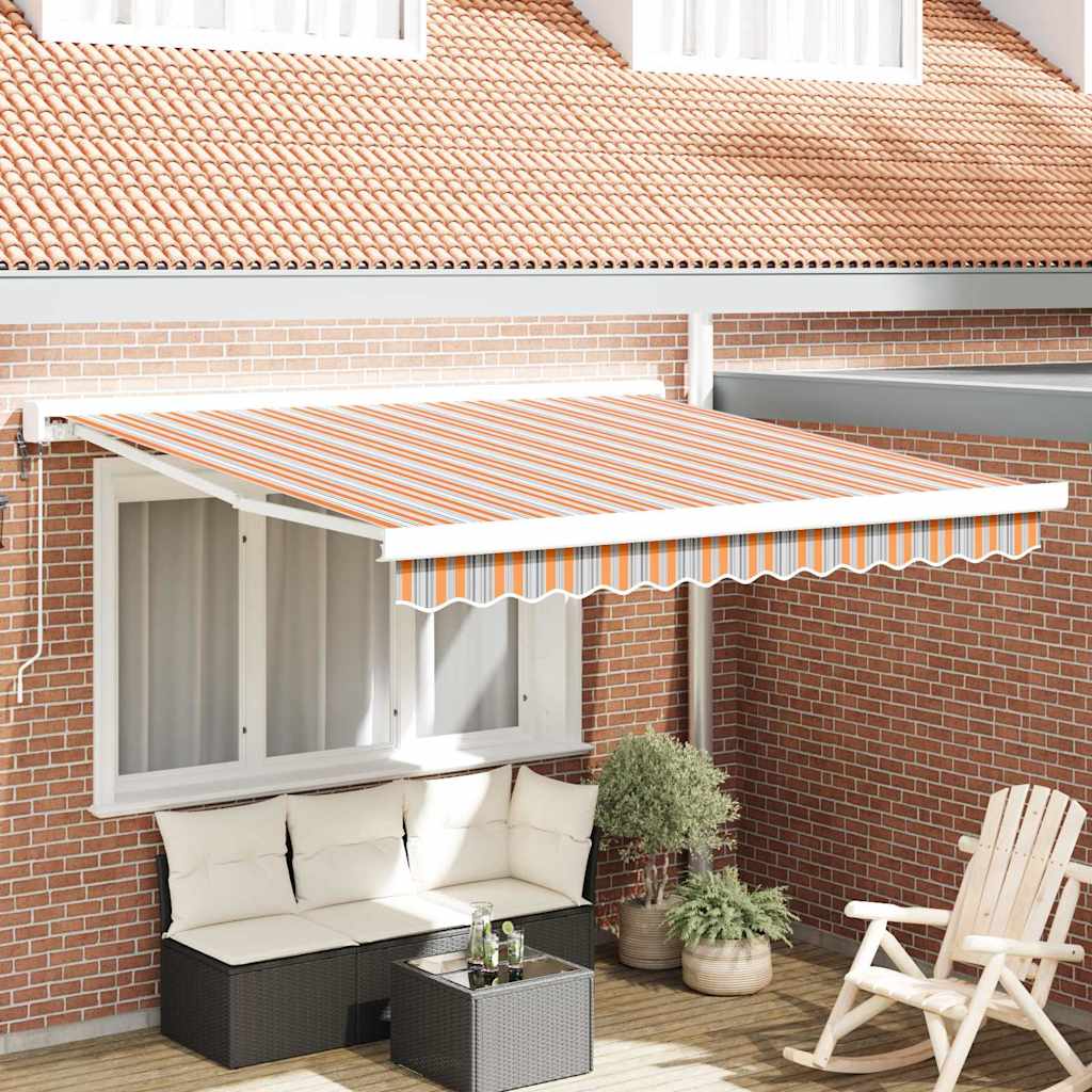Markise Mehrfarbig 300 x 250 x 165 cm Polyester und Aluminium