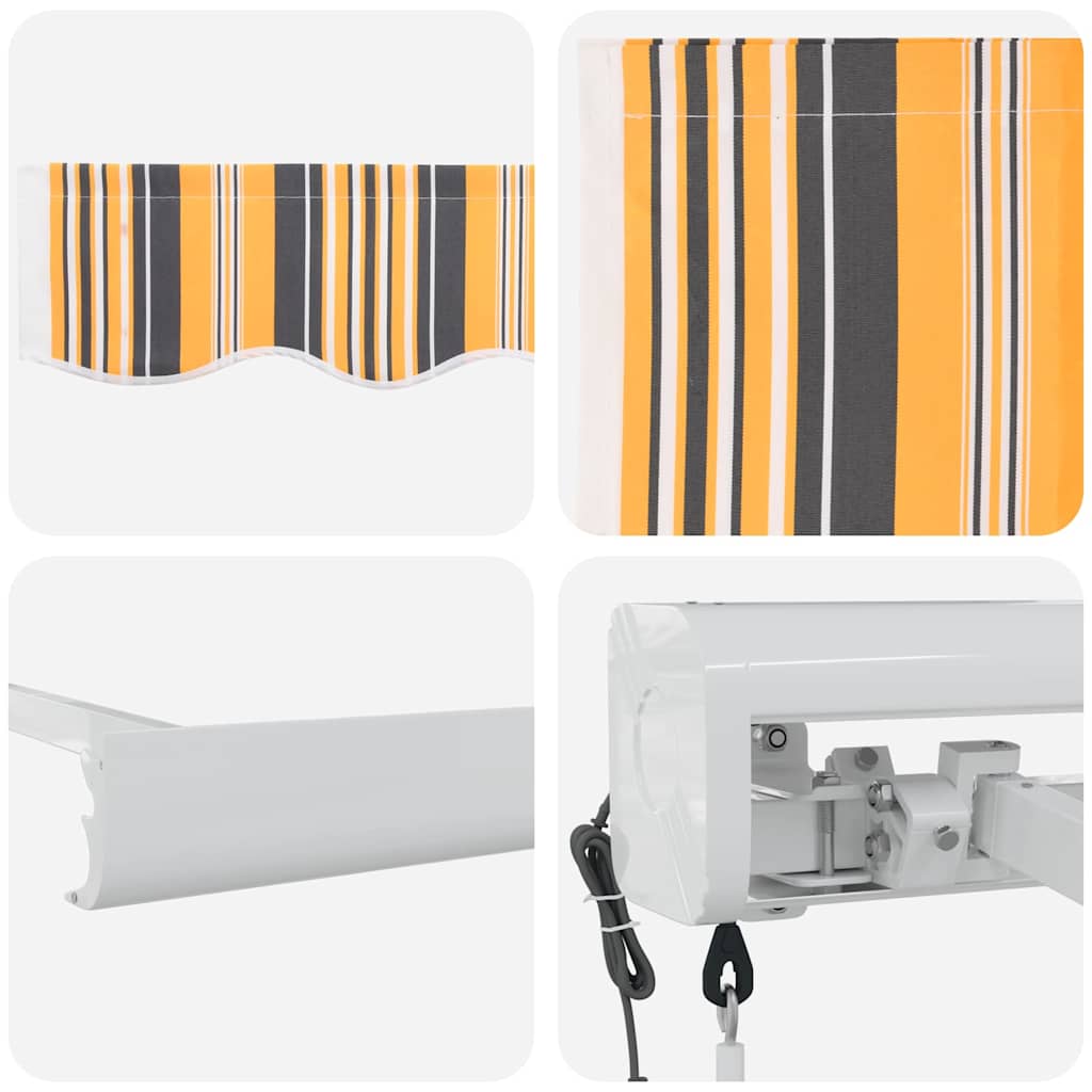 Markise Mehrfarbig 300 x 250 x 165 cm Polyester und Aluminium