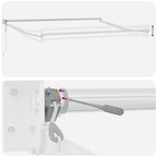 Markise Schwarz 300 x 250 x 165 cm Polyester