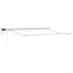 Einziehbare Markise Beige 300 x 250 cm Stoff und Stahl