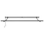Einziehbare Markise Beige 300 x 250 cm Stoff und Aluminium