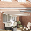 Markise Beige 300 x 250 x 165 cm Polyester