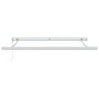 Einziehbare Markise Beige 300 x 250 cm Stoff und Metall