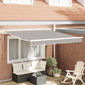 Markise Hellgrau 300 x 250 x 165 cm Polyester