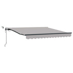 Markisenstoff Hellgrau 300 x 250 cm Polyester