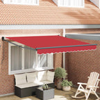 Markise Rot 300 x 250 x 165 cm Polyester
