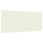 Einziehbare Markise Creme 350 x 250 cm Polyester und Aluminium