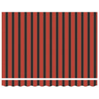 Markise Rot und Schwarz 350 x 250 x 165 cm