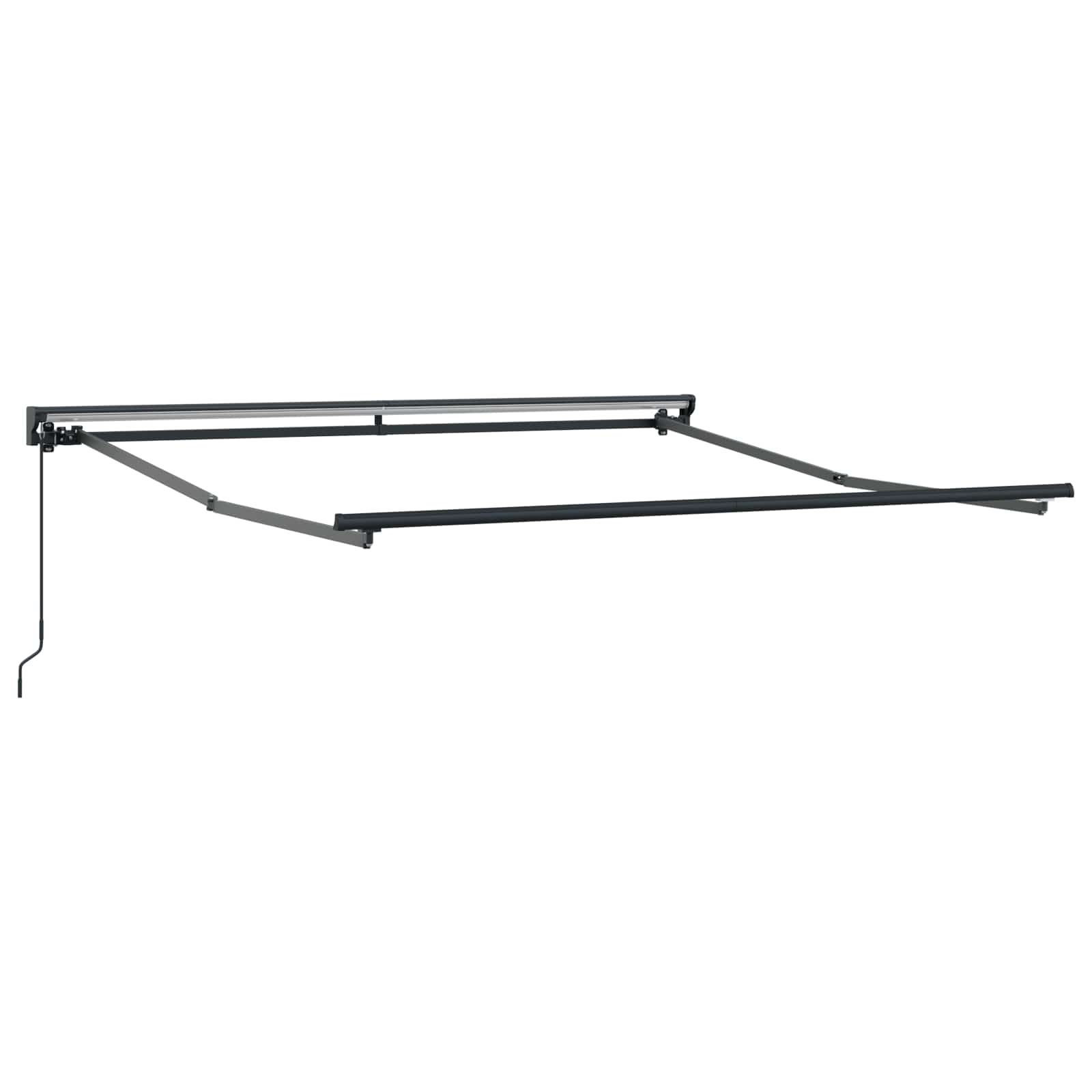 Markisenrahmen Anthrazit und Weiß 350 x 250 cm