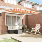 Markise Gelb und Orange 350 x 250 x 165 cm Polyester