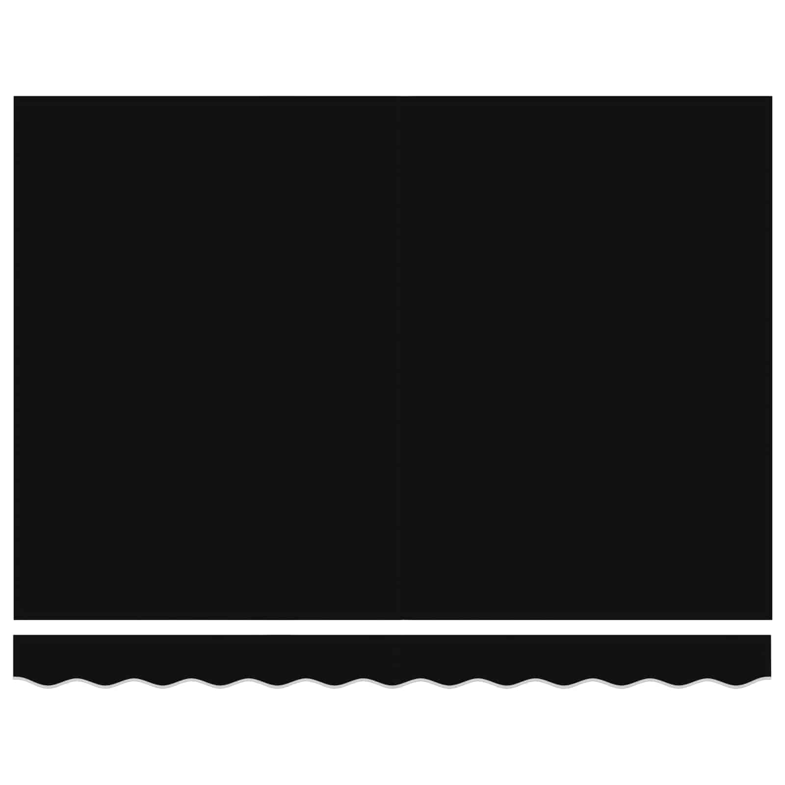 Einziehbare Markise Schwarz 350 x 250 cm
