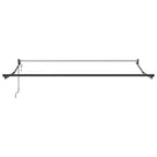 Einziehbare Markise Schwarz 350 x 250 cm