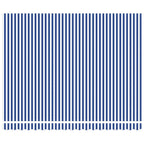 Einziehbare Markise Blau und Weiß 400 x 300 cm