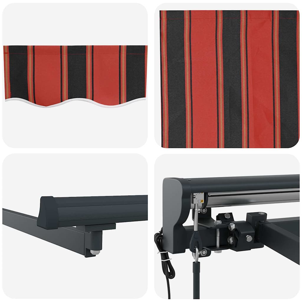 Markisenrahmen Orange und Schwarz 400 x 300 cm