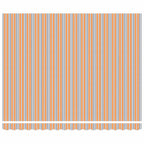 Einziehbare Markise Mehrfarbig 400 x 300 cm Stoff und Stahl