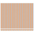 Markisenrahmen Blau und Orange 400 x 300 cm