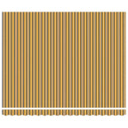 Einziehbare Markise Mehrfarbig 400 x 300 cm Stoff und Aluminium
