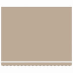 Einziehbare Markise Beige 400 x 300 cm Stoff und Stahl