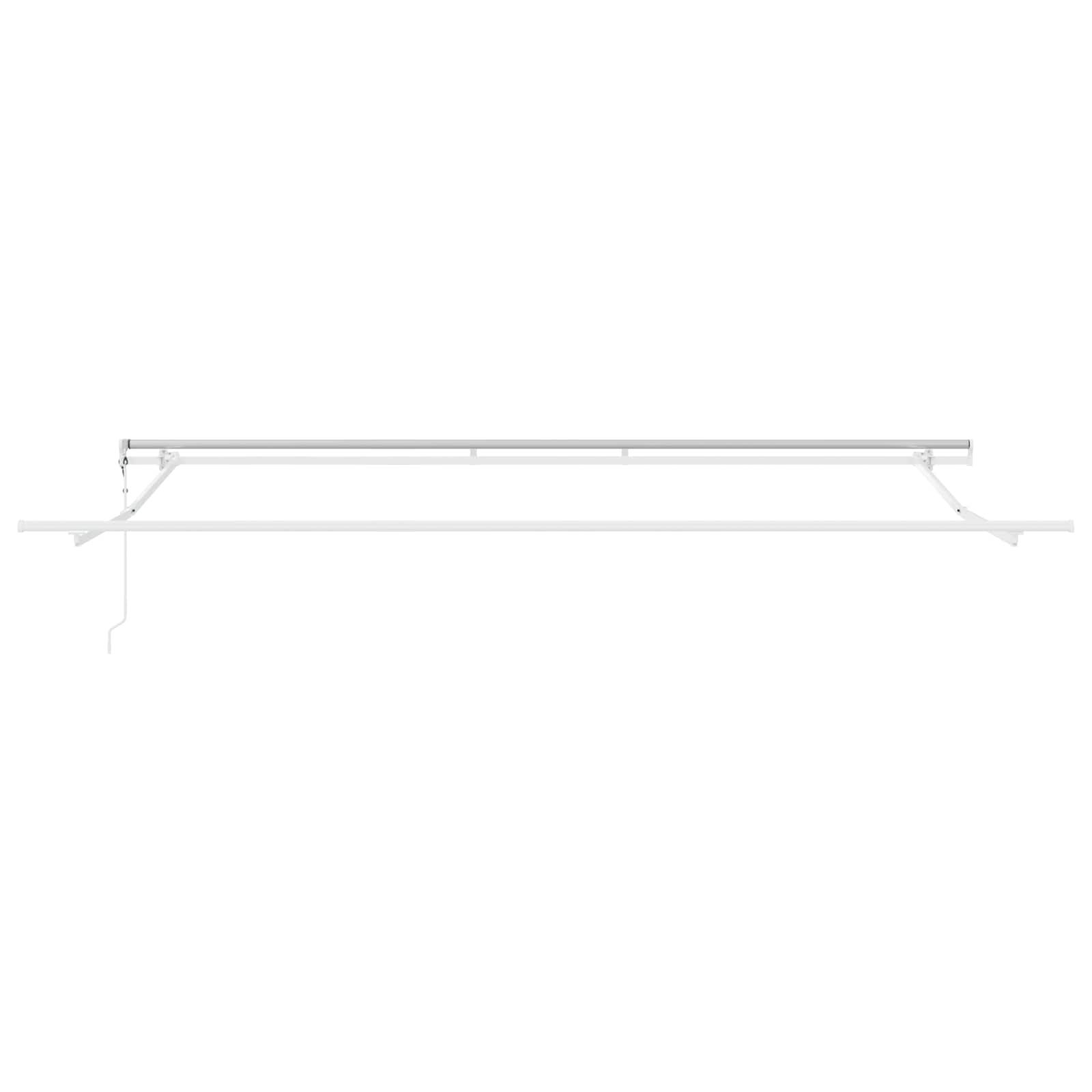 Elektrische ausziehbare Markise Weiß 400 x 300 cm
