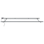 Einziehbare Markise Grün und Gelb 400 x 300 cm Stoff