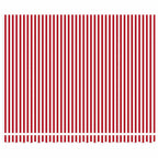 Einziehbare Markise Rot und Weiß 400 x 300 cm Stoff und Stahl