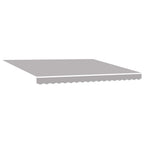 Markise Hellgrau 400 x 350 x 165 cm Polyester und Metall