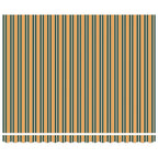Markisenstoff Grün und Weiß 400 x 350 cm Polyester