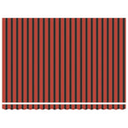 Einziehbare Markise Rot und Schwarz 450 x 300 cm