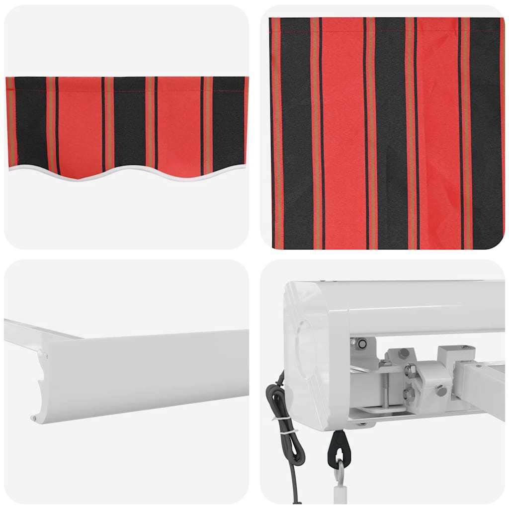 Markise Orange und Braun 450 x 300 x 165 cm