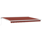 Markise Orange und Braun 450 x 300 x 165 cm