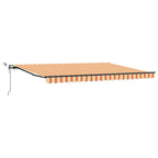Markisenstoff Gelb und Orange 450 x 300 cm Polyester