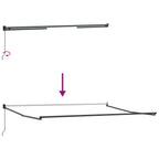 Einziehbare Markise Mehrfarbig 450 x 300 cm